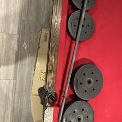 Weight Plates With Bar