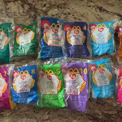 1999 Set Of McDonald’s Ty Teenie Beanies