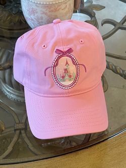 Disneyland Castle pink ribbon 🎀 hat