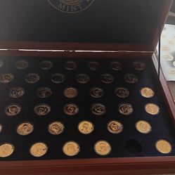 Dollar Framed Coins Presidential Collection