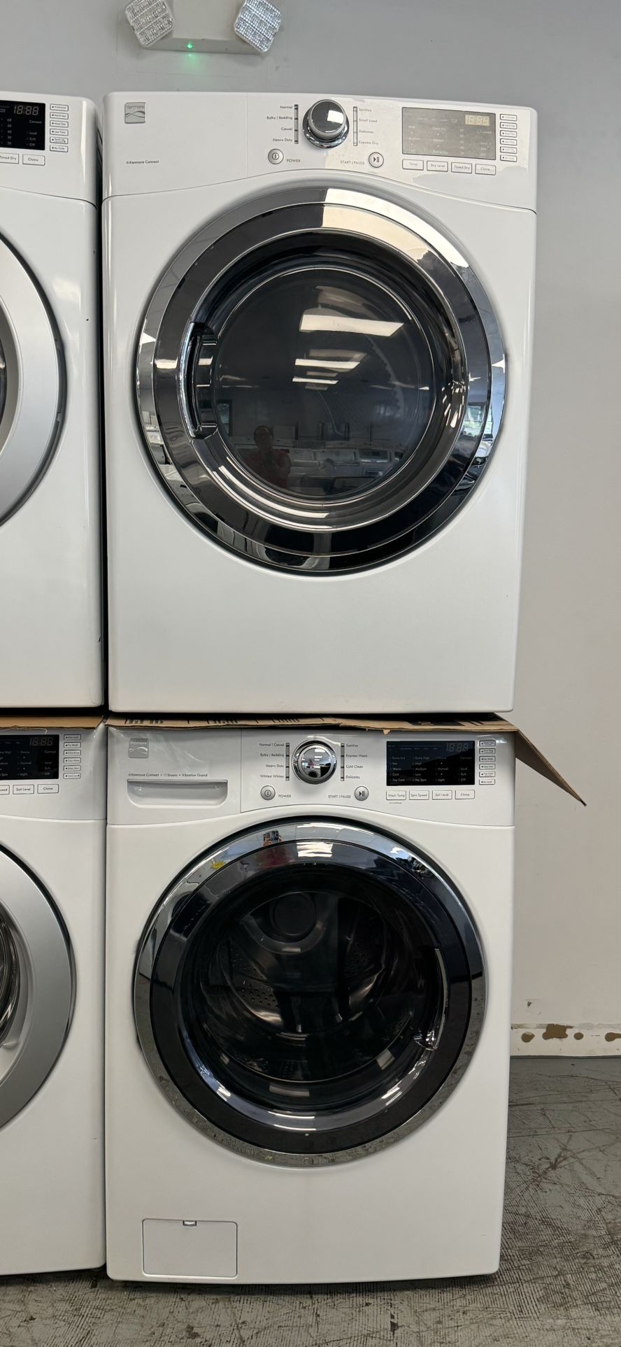 Stackable Electric Washer Dryer Set Like New both works Perfectly 1216 Hartford Turnpike Vernon CT