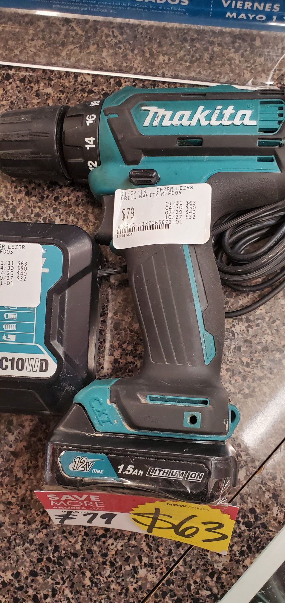 Makita 12v drill