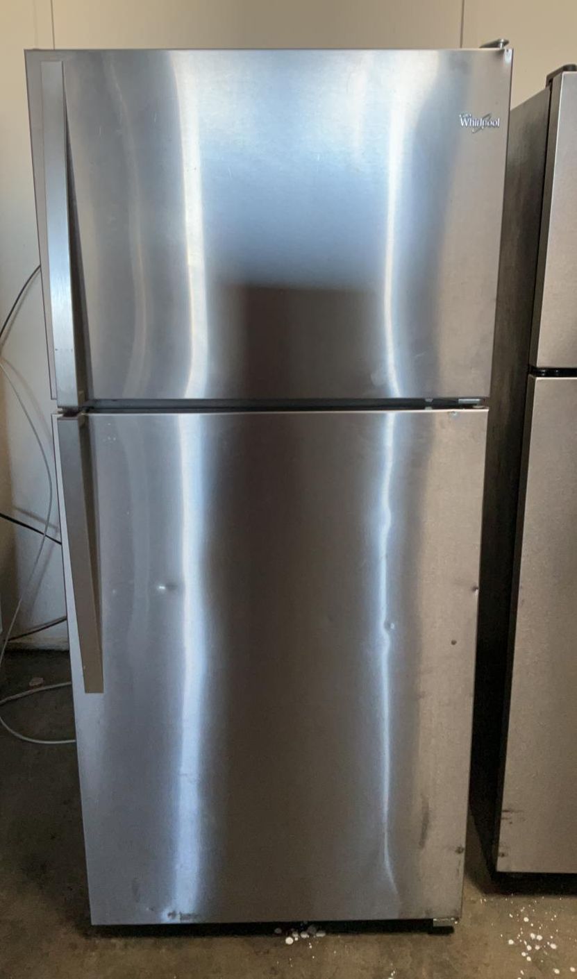 Whirlpool Top Mount Stainless Steel Refrigerator Fridge