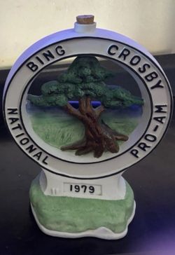 1979 Bing Crosby National Pro-Am Ceramic Decanter