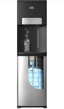 Brio ICE 420 Water Cooler Dispenser for 5 Gallon Bottle with Ice Maker