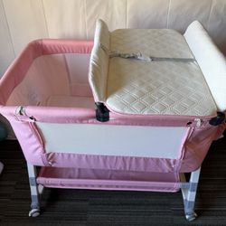 Pink Baby Bassinet 