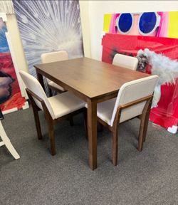 Dining Table Set With 4 Chairs