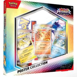 Pokemon TCG Prismatic Evolutions Poster Collection Box Sealed