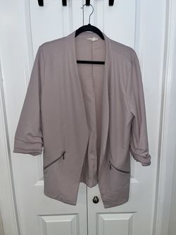 Maurices Lilac Zip Pocket Blazer XXL