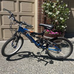 Blue 20in Wheel Bike