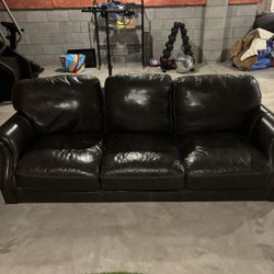 Leather Sofa 