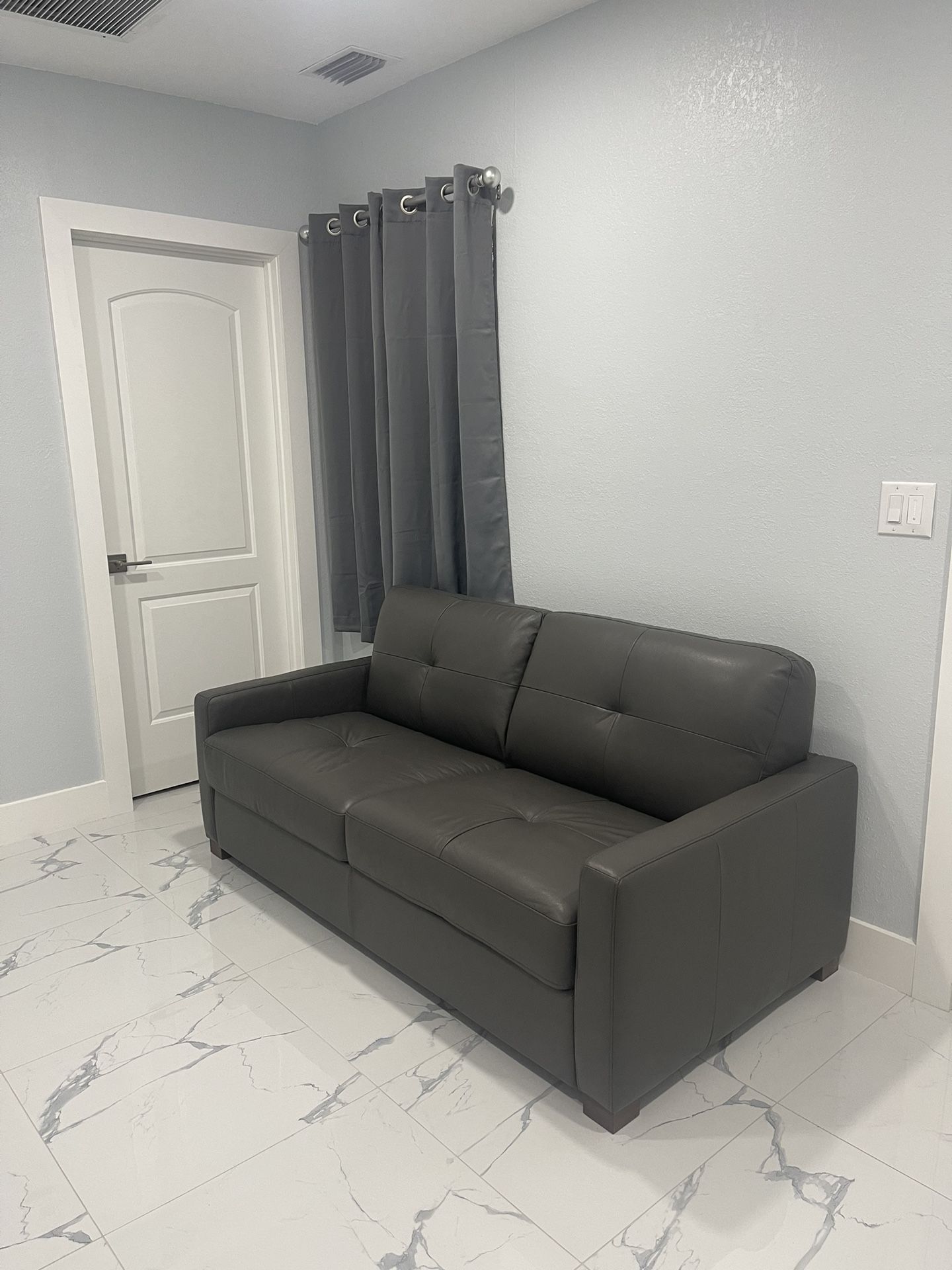 Sofa Bed From Kanes Furniture, Italy Leather