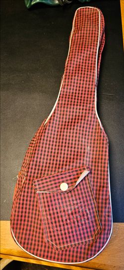 Vintage LINDELL Ukulele 1960's JAPAN with Red / Black Plaid Case