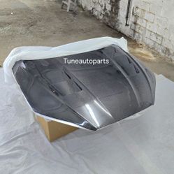 Audi A5 S5 B9 Hood Real Carbon Fiber vented Bonnet 2018-2025