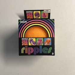 Needoh Super Ripples - Big Squish Orange - SEALED