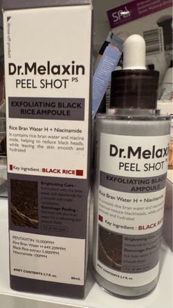 Dr. Melaxin Peel Shot Exfoliating Black Rice Ampoule