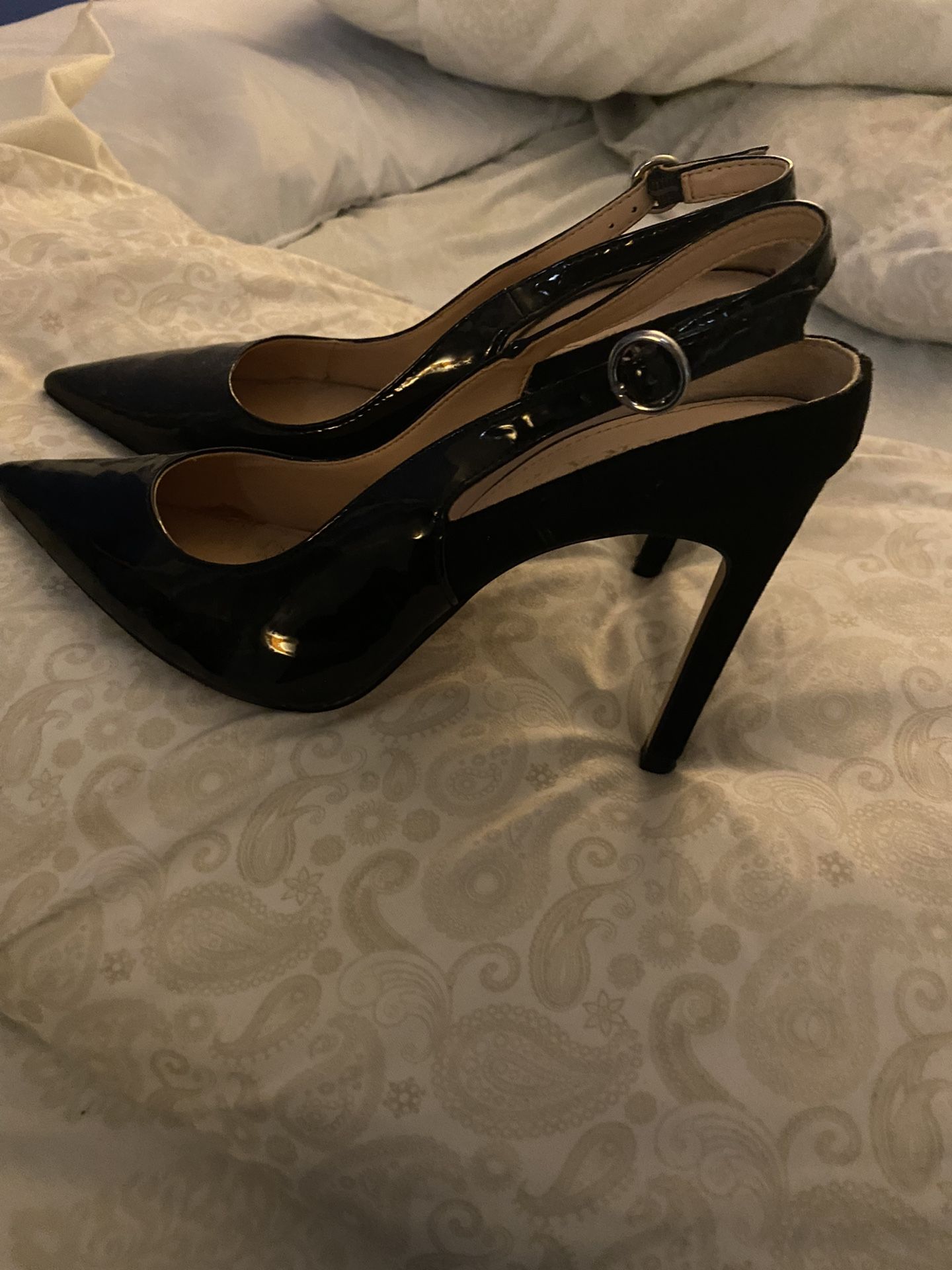 Zara Black Heels- Great condition