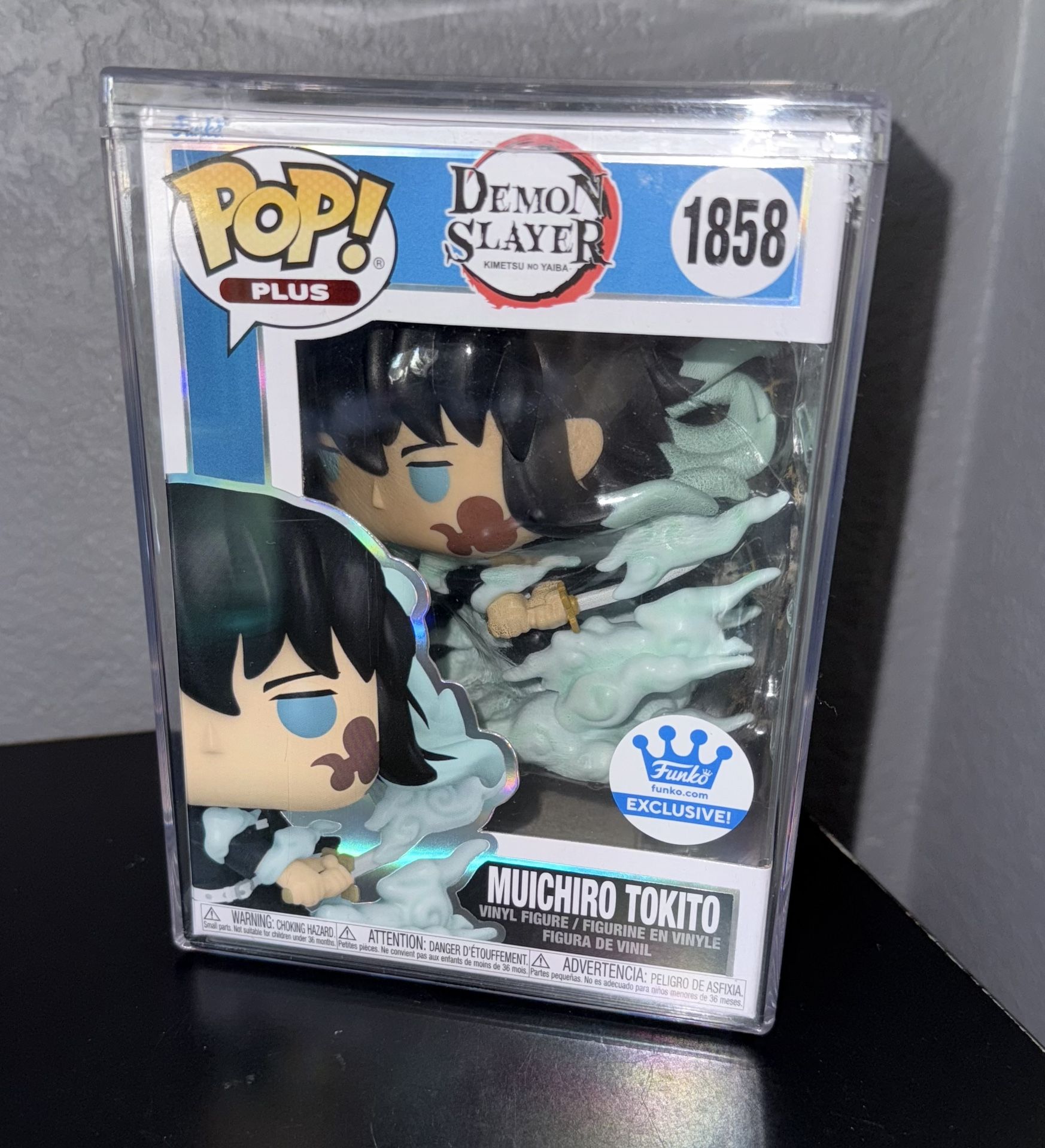 Funko POP! Demon Slayer MUICHIRO TOKITO 1858(Mist Breathing) Funko Exclusive