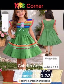 Girls Mexican Dresses - Variedad de Vestidos Méxicanos Para Niñas