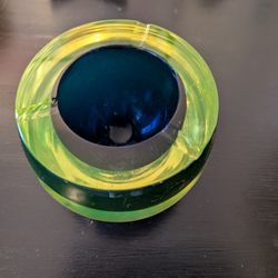 Sommerso Geode Uranium Glass