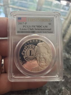 2017-P First Strike PCGS PR70 DCAM LIONS CLUB!
