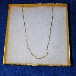 Box Link Chain Necklace 