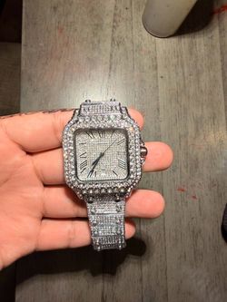 Cartier Moissanite Watch.