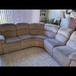 L Shape Sofa And Two Side Chairs