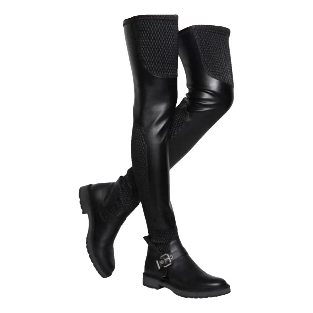 LOW PRICE MOVING- $2900 + TAX RETAIL OVER THE KNEE FENDI RUNWAY BOOTS 