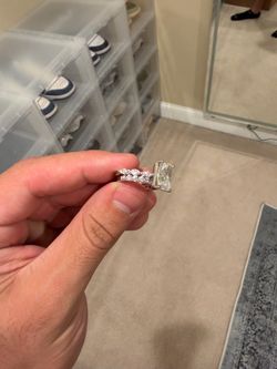 5 Carat lab grown diamond ring