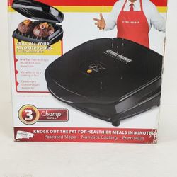 George Foreman Compact 2 Serving Grill Nonstick GR10B