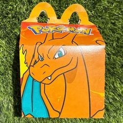 Pokemon x Mcdonalds Charizard Happy Meal Empty Box Only cover TCG 2025 dragon