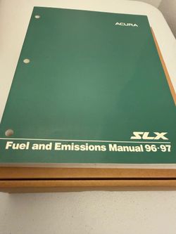 ACURA SLX 1(contact info removed) Fuel and Emissions Manual