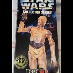 Star Wars Collector Series C-3PO Action Figure - 1997 New in Box Unopened
Vintage box still sealed 