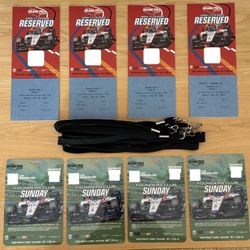 Long Beach Grand Prix SUNDAY Grandstand 5 ROW 1 VIP FOUNDERS CLUB