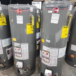 New Water Heater Rheem Performance 