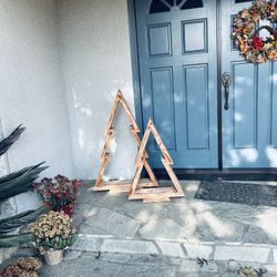 Hand crafted Wooden Christmas Tree Decoration