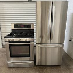 Samsung Refrigerator And Stove 