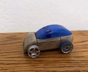 Vintage CALELLO Authentic AUTOMOBLOX Wooden Sedan Car S9