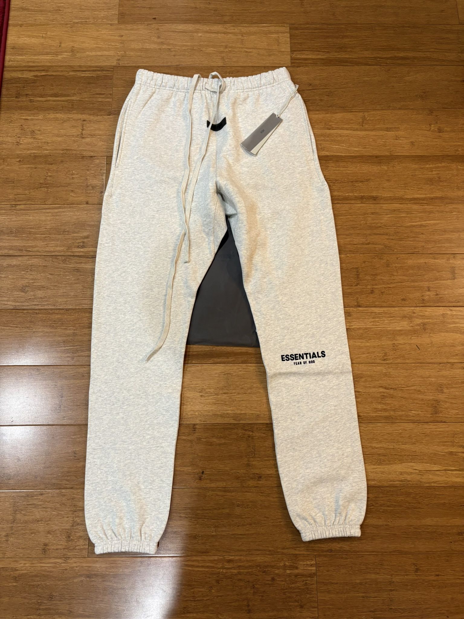 Essentials Light Oatmeal Sweatpants