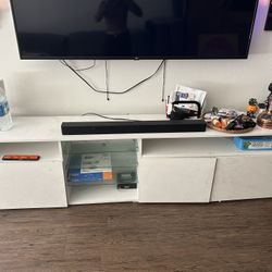 White TV Stand