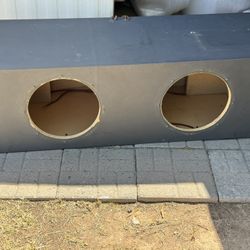 Ported Vented Sub Subwoofer Box For 2 12s 