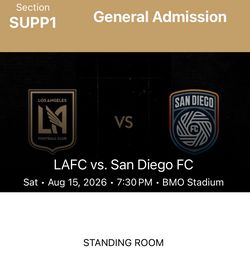 Lafc vs San Diego (2 supporters)