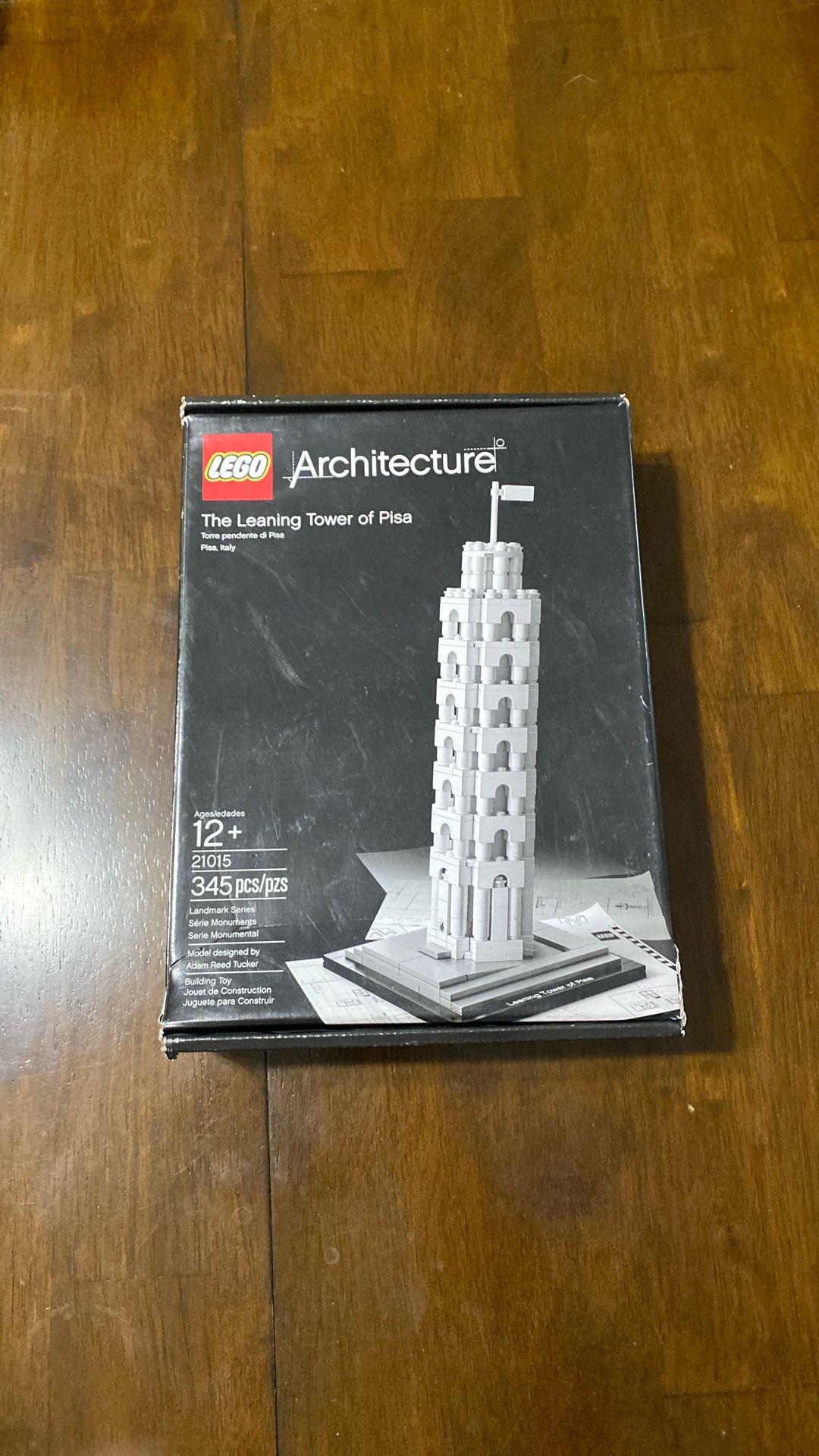 LEGO ARCHITECTURE LEANING TOWER OF PISA 21015 COMPLETE WITH BOX
