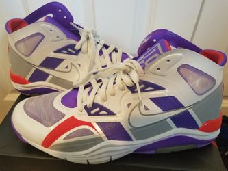 Nike Retro Bo Jacksons Lunar 180 Trainer SC, 'Summit White/Purple Venom', Mens size 12
