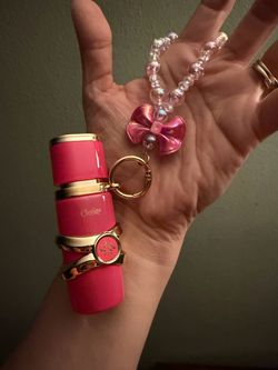 Pink Gold perfume with Keychain