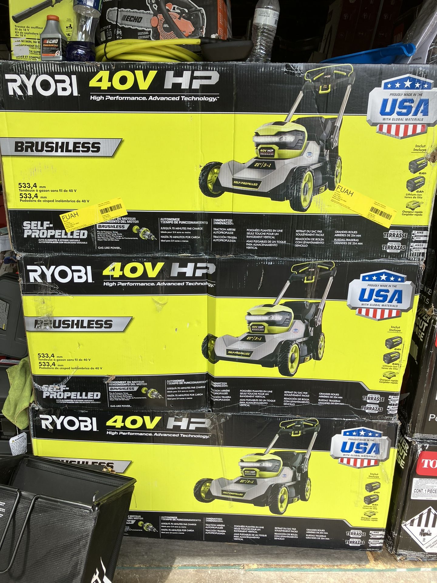 Ryobi Brushless 40v HP lawnmower