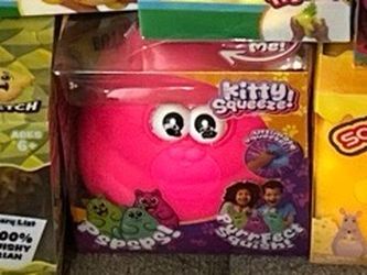 Kitty Squeezee Pink Cat Squishy