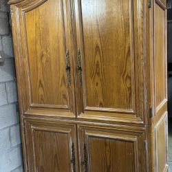 Solid Wood Armoire Make Offer