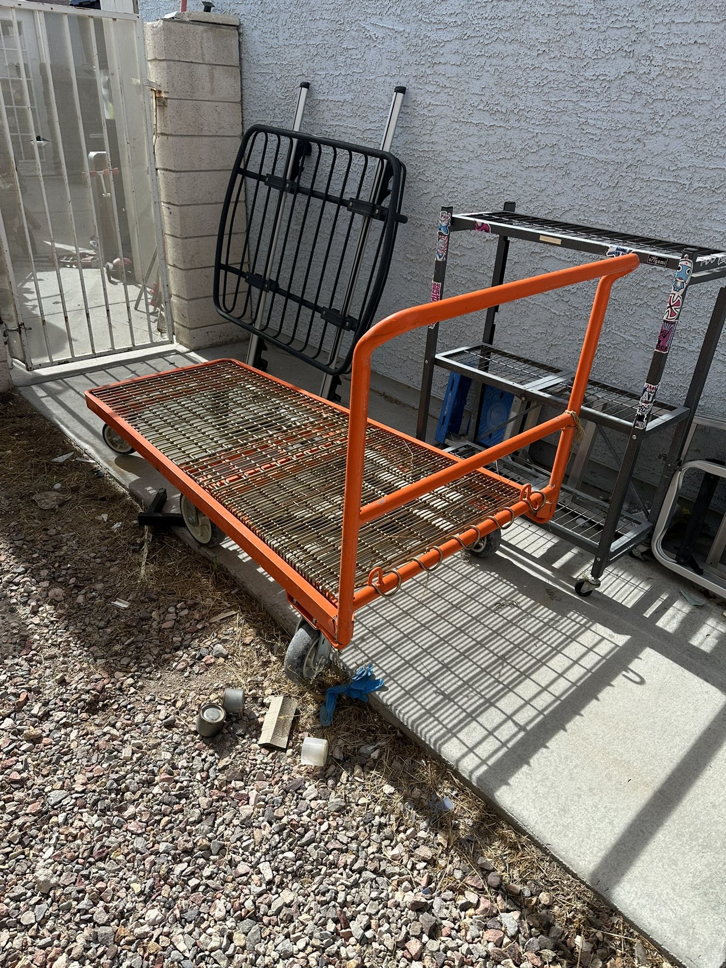 Flatbed Moving Cart On Wheels $150   Pick Up Only